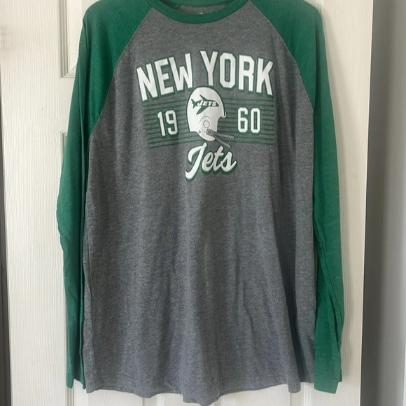 ⭐️Fanatics NewYork Jets football raglan weekend shirt XL - Picture 2 of 2